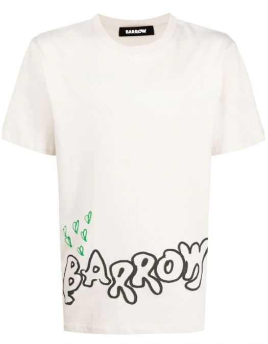 Tricou BARROW, Brand Print, F3BWUATH064BW009 - F3BWUATH064BW009