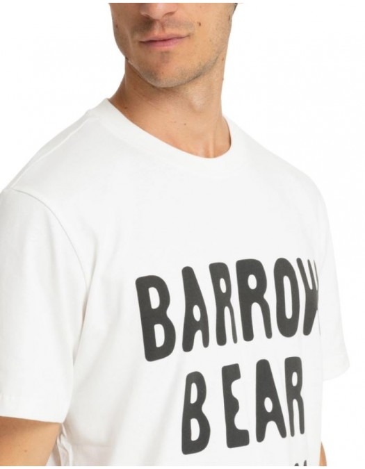 Tricou BARROW, Bear With Me, Alb - F3BWUATH130002