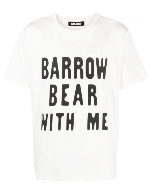 Tricou BARROW, Bear With Me, Alb - F3BWUATH130002