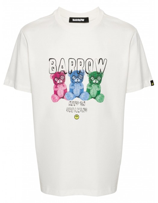 TRICOU BARROW, Keep on Dreming Print, Unisex, White - F4BWUATH061002