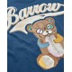 TRICOU BARROW, Back Teddy Bear Print, Unisex, Blue - F4BWUATH073BW026