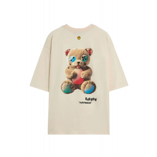 TRICOU BARROW,  Teddy Bear Multicolor Print, Cream TRICOU BARROW,  Teddy Bear Multicolor Print, Cream