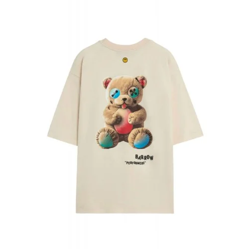 TRICOU BARROW,  Teddy Bear Multicolor Print, Cream