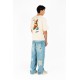 TRICOU BARROW,  Teddy Bear Multicolor Print, Cream - F5BWUATH049013