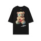 TRICOU BARROW, Teddy Bear Multicolor Print, Negru - F5BWUATH049110 TRICOU BARROW, Teddy Bear Multicolor Print, Negru - F5BWUATH049110