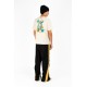 TRICOU BARROW, Teddy Bear Multicolor Print on Back, Cream - F5BWUATH053013 TRICOU BARROW, Teddy Bear Multicolor Print on Back, Cream - F5BWUATH053013