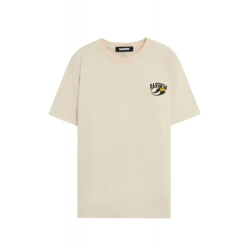 TRICOU BARROW,  Teddy Bear Multicolor Print on Back, Cream