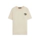 TRICOU BARROW, Teddy Bear Multicolor Print on Back, Cream - F5BWUATH053013 TRICOU BARROW, Teddy Bear Multicolor Print on Back, Cream - F5BWUATH053013