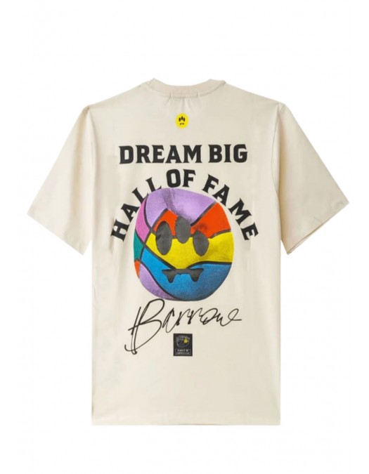 TRICOU BARROW, Dream Big Hall of fame Print, Cream - F5BWUATH127013 TRICOU BARROW, Dream Big Hall of fame Print, Cream - F5BWUATH127013