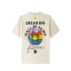 TRICOU BARROW, Dream Big Hall of fame Print, Cream - F5BWUATH127013 TRICOU BARROW, Dream Big Hall of fame Print, Cream - F5BWUATH127013