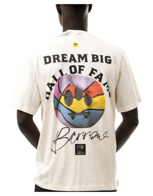 TRICOU BARROW, Dream Big Hall of fame Print, Cream - F5BWUATH127013 TRICOU BARROW, Dream Big Hall of fame Print, Cream - F5BWUATH127013