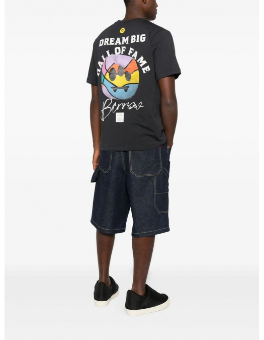 TRICOU BARROW, Dream Big Hall of fame Print, Negru - F5BWUATH127251 TRICOU BARROW, Dream Big Hall of fame Print, Negru - F5BWUATH127251