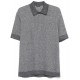 Tricou Zegna, Fine Knit, Polo, Grey - F727UF372A9B09