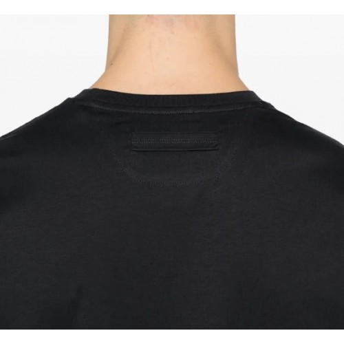 Tricou Zegna, Little Logo, Simple, Special Blue Tricou Zegna, Little Logo, Simple, Special Blue