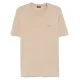 Tricou Zegna, Little Logo, Classic, Beige - F765UF360A9N02 Tricou Zegna, Little Logo, Classic, Beige - F765UF360A9N02