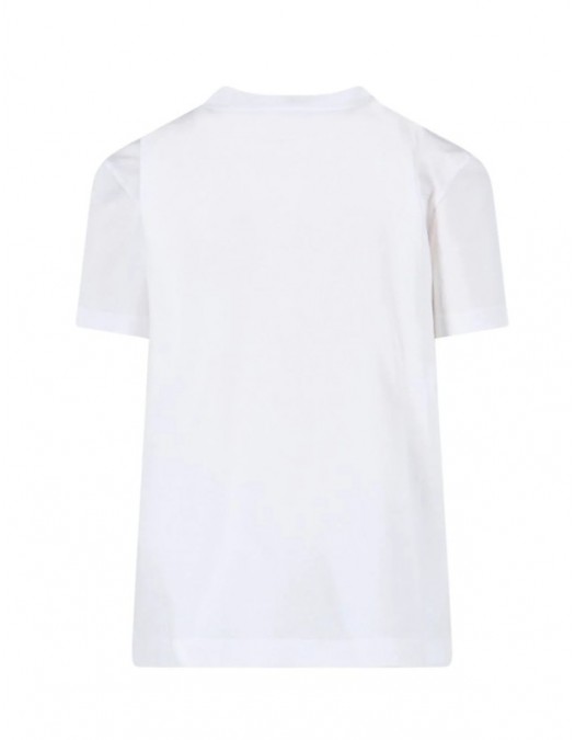 Tricou DOLCE GABBANA,  Logo Embellished Crewneck T Shirt - F8V42ZGDDL7W0800