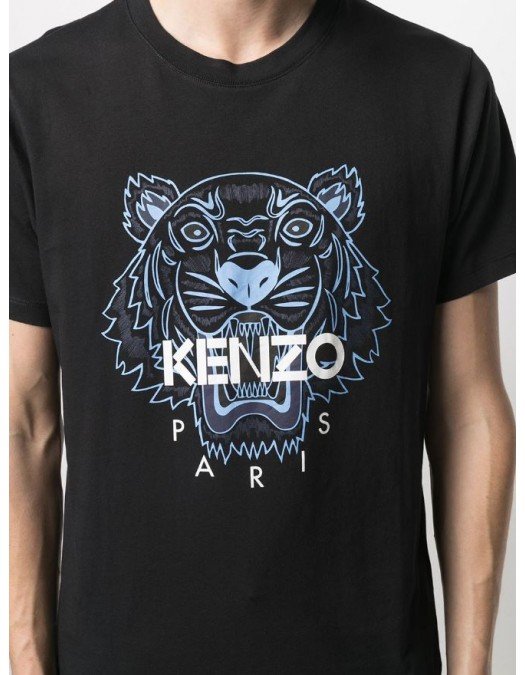 Tricou KENZO, Imprimeu frontal, Negru - FB55TS0204YA99
