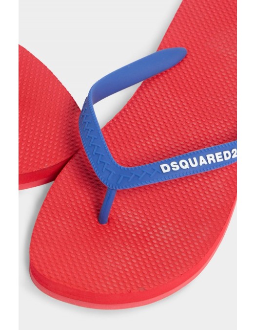 Papuci DSQUARED2,  Logo Flip Flops - FFM000117200001M340