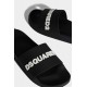 PAPUCI DSQUARED2, Logo Print 3D, Black - FFM0023172050132124