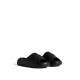 Papuci DSQUARED2, Leaf Slide, Futuristic Design, Black - FFM0025172000012124