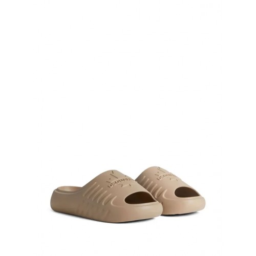 Papuci DSQUARED2, Leaf Slide, Futuristic Design, Beige Papuci DSQUARED2, Leaf Slide, Futuristic Design, Beige
