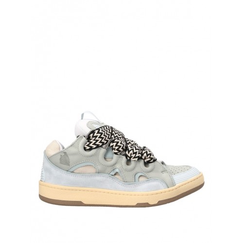 Sneakers Lanvin, Curb Suede, White Blue Sneakers Lanvin, Curb Suede, White Blue