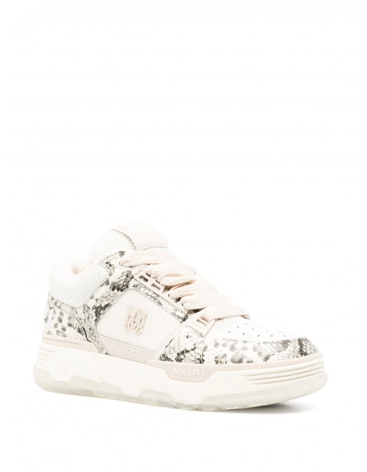 Sneakers AMIRI, MA-1, Snake Insert, White - FOSR1064ALABASTER