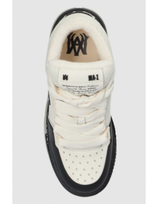 Sneakers AMIRI, CREAM/BLACK MA-1 - FOSR1070BLACK