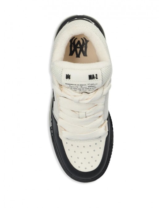 Sneakers AMIRI, WHITE/BLACK MA-1 - FOSR1070BLACK