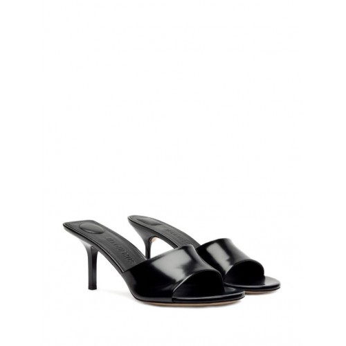 Papuci JACQUEMUS, Cubisto slippers, Negru