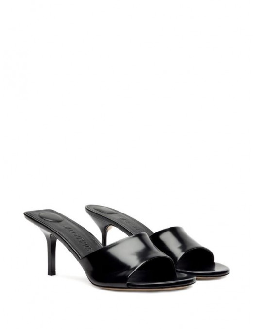 Papuci JACQUEMUS, Cubisto slippers, Negru - FOW00167AC18A03990