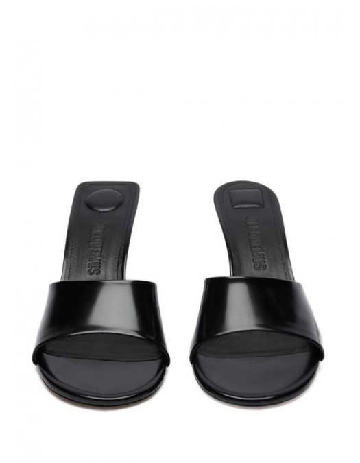 Papuci JACQUEMUS, Cubisto slippers, Negru - FOW00167AC18A03990