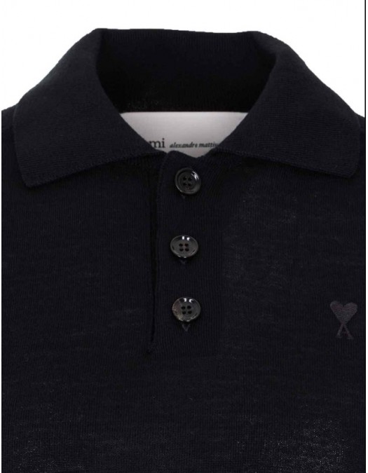 Tricou AMI PARIS, Polo - Noir - FPL439KN00390180