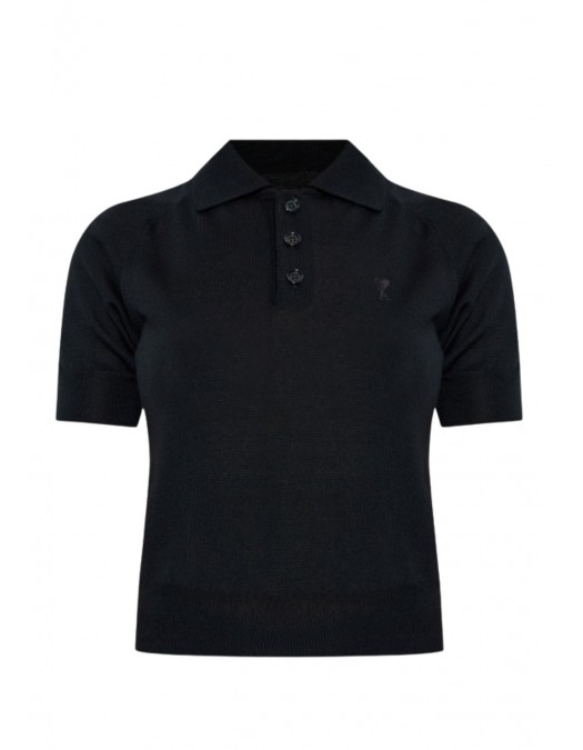 Tricou AMI PARIS, Polo - Noir - FPL439KN00390180