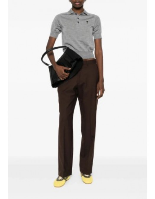 Tricou AMI PARIS, Sweaters Gray - FPL439KN00390504