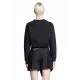 Hanorac Fendi, Short Crop, Logo Insert, Black - FS9648AOE3F0GME Hanorac Fendi, Short Crop, Logo Insert, Black - FS9648AOE3F0GME