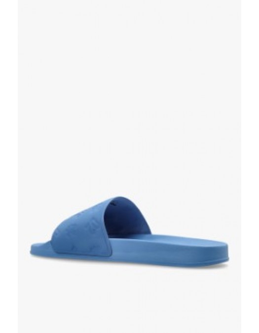 Papuci DSQUARED2, BLUE Logo slides - FSM0090350088773074