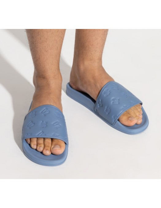 Papuci DSQUARED2, BLUE Logo slides - FSM0090350088773074