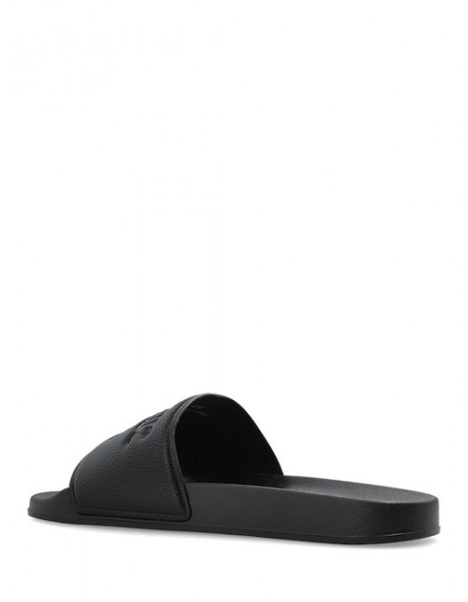 Papuci DSQUARED2, Black Logo slides - FSM0090350088782124