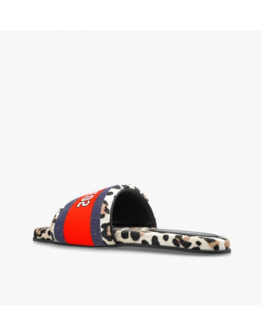 Papuci DSQUARED2, MULTICOLOUR Flip-flops with logo - FSW008008C08881A003