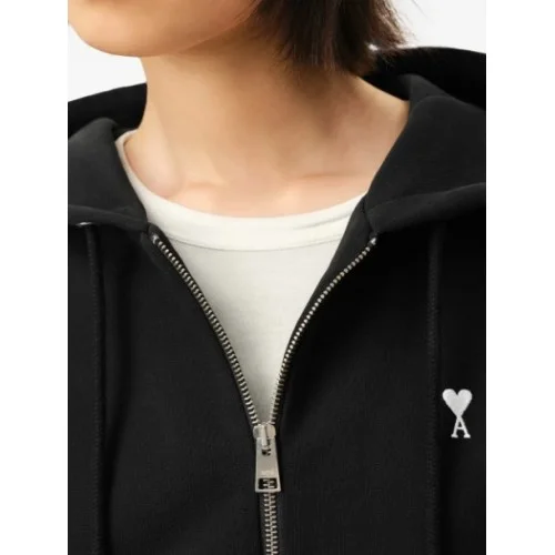 Hanorac AMI PARIS, De Coeur zipped hoodie
