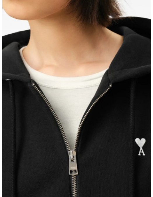 Hanorac AMI PARIS, De Coeur zipped hoodie - FSW783730A035