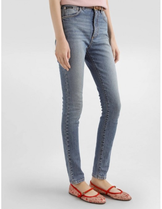 Jeans DOLCE & GABBANA, 5-pocket Stretch Denim Jeans - FTC67DG8OC7S9001