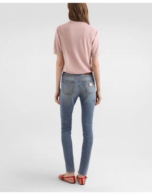 Jeans DOLCE & GABBANA, 5-pocket Stretch Denim Jeans - FTC67DG8OC7S9001