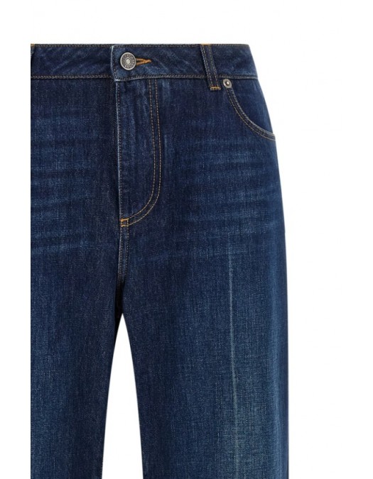 Jeans DOLCE GABBANA ,Stretched pleated trompe l'oeil jeans - FTDDFDG8OT3S9001
