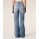 Jeans AMI PARIS, Blue Cotton Flare Fit Jeans - FTP835CO0063100