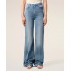 Jeans AMI PARIS, Blue Cotton Flare Fit Jeans - FTP835CO0063100