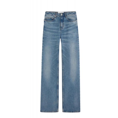 Jeans AMI PARIS, Blue Cotton Flare Fit Jeans