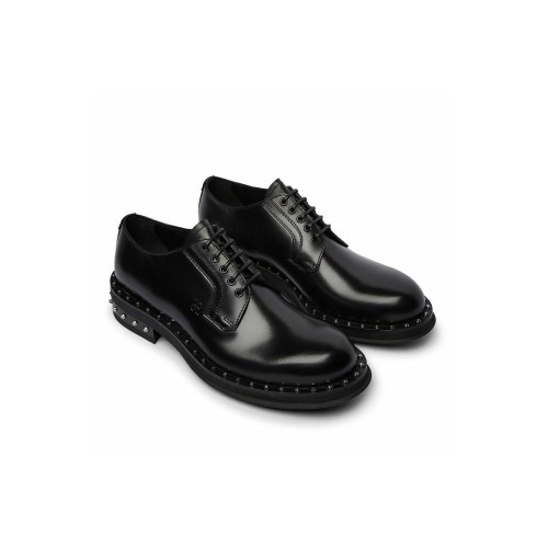 PANTOFI FABI, Leather, Classic, Studs Details, Black PANTOFI FABI, Leather, Classic, Studs Details, Black