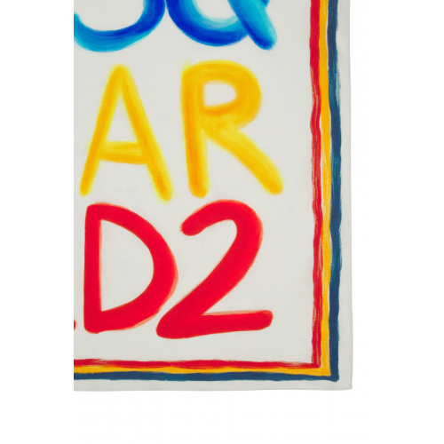 Esarfa DSQUARED2, Summer Lovers Bandana, Cotton, Multicolor Esarfa DSQUARED2, Summer Lovers Bandana, Cotton, Multicolor